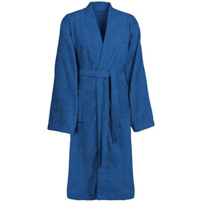 Vidaxl Albornoz Kinn Azul Xxxl Algodón Vidaxl Albornoz Kinn Azul Xxxl Algodón