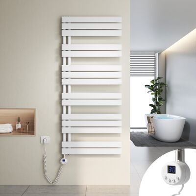 Heilmetz - Secador De Toallas Eléctrico, Secador De Toallas Plano Con Elemento Eléctrico Temporizador, Conexión Lateral,140x60cm, 800w, Blanco Heilmetz - Secador De Toallas Eléctrico, Secador De Toallas Plano Con Elemento Eléctrico Temporizador, Conexión Lateral,140x60cm, 800w, Blanco