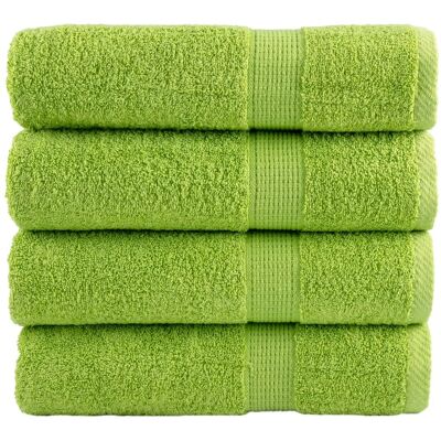 Toallas de sauna premium vidaXL Verde Manzana - Toallas Toallas de sauna premium vidaXL Verde Manzana - Toallas