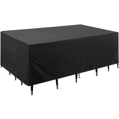 CYSLMUK Funda Para Muebles De Jardín 180 X 120 X 74 Cm 420d Oxford Cubierta Protectora Para Mesa Impermeable Resistente Al Viento Lluvia Uv Desgarro CYSLMUK Funda Para Muebles De Jardín 180 X 120 X 74 Cm 420d Oxford Cubierta Protectora Para Mesa Impermeable Resistente Al Viento Lluvia Uv Desgarro