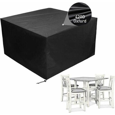 DPZO Funda Protectora Para Mesas Cuadradas Y Muebles De Jardín. Tejido Oxford 420d Impermeable. Resistente A Los Rayos Uv. Dimensiones: 135 X 135 X 74 Cm. DPZO Funda Protectora Para Mesas Cuadradas Y Muebles De Jardín. Tejido Oxford 420d Impermeable. Resistente A Los Rayos Uv. Dimensiones: 135 X 135 X 74 Cm.