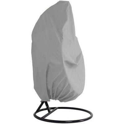 CHOYCLIT Funda Para Silla Colgante De Tela Oxford Impermeable Con Forro De Pvc, Funda Para Silla Colgante De Patio Con Bolsa De Almacenamiento, 230 X 200 Cm, Gris CHOYCLIT Funda Para Silla Colgante De Tela Oxford Impermeable Con Forro De Pvc, Funda Para Silla Colgante De Patio Con Bolsa De Almacenamiento, 230 X 200 Cm, Gris