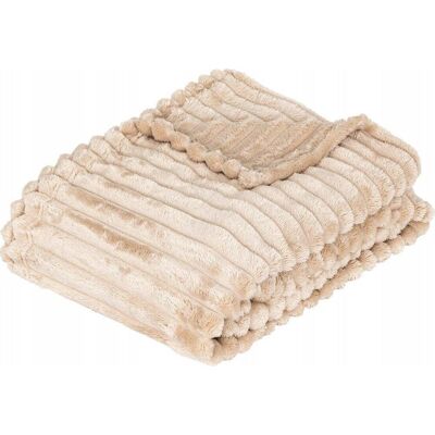 Manta Atmosphera Astbox Beige 130 X 170 Cm Poliéster Manta Atmosphera Astbox Beige 130 X 170 Cm Poliéster