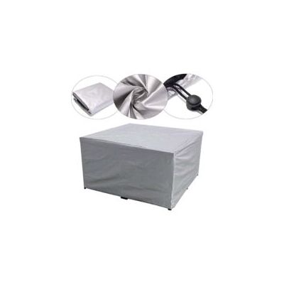 OEM Funda Protectora Para Muebles De Jardín De 115 X 115 X 70 Cm, Tejido Oxford 210d, Impermeable, Resistente Al Viento Y A Los Rayos Uv, Color Plata - Crezuo OEM Funda Protectora Para Muebles De Jardín De 115 X 115 X 70 Cm, Tejido Oxford 210d, Impermeable, Resistente Al Viento Y A Los Rayos Uv, Color Plata - Crezuo