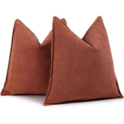 OEM Funda De Cojín De 40 X 40 Cm, Juego De 2 Fundas De Cojín De Chenilla, Elegantes Cojines Para Sofá, Cojines Decorativos Suaves Y Lujosos Para Sofá, Cama Y Accesorios Del Hogar. OEM Funda De Cojín De 40 X 40 Cm, Juego De 2 Fundas De Cojín De Chenilla, Elegantes Cojines Para Sofá, Cojines Decorativos Suaves Y Lujosos Para Sofá, Cama Y Accesorios Del Hogar.