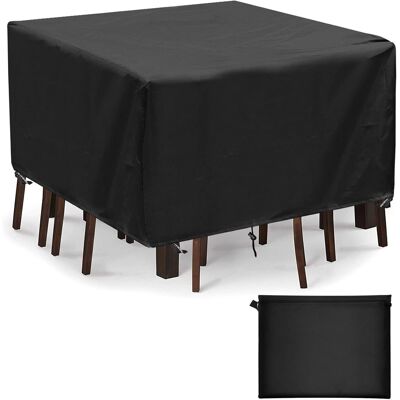 Funda Para Mesa De Jardín - Tela Oxford 420d - Funda Para Muebles De Exterior - Impermeable, Resistente Al Viento Y A Los Rayos Uv - 140 X 140 X 90 Cm - Lablanc Funda Para Mesa De Jardín - Tela Oxford 420d - Funda Para Muebles De Exterior - Impermeable, Resistente Al Viento Y A Los Rayos Uv - 140 X 140 X 90 Cm - Lablanc