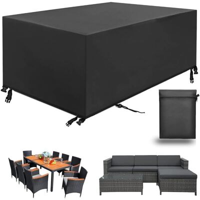 COAVAS Funda Para Muebles De Jardín, Rectangular, Impermeable, Anti-uv, De Tela Oxford 420d (150 X 90 X 75 Cm, 420 D) COAVAS Funda Para Muebles De Jardín, Rectangular, Impermeable, Anti-uv, De Tela Oxford 420d (150 X 90 X 75 Cm, 420 D)