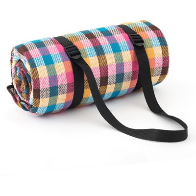 OEM Manta Extragrande Para Picnic, Camping O Playa, Impermeable Con Asa, 200 X 200 Cm - Colorida OEM Manta Extragrande Para Picnic, Camping O Playa, Impermeable Con Asa, 200 X 200 Cm - Colorida