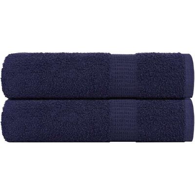 Vidaxl Toallas De Baño Frogn 2 Uds Azul Marino 100x150 Cm 360 G/m² Vidaxl Toallas De Baño Frogn 2 Uds Azul Marino 100x150 Cm 360 G/m²