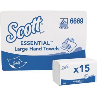 Kimberly Clark Modelo 6669 Toallas blancas plegables - 1 capa Kimberly Clark Modelo 6669 Toallas blancas plegables - 1 capa