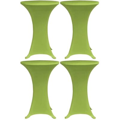 Vidaxl Funda Elástica Para Mesa 4 Unidades 80 Cm Verde Vidaxl Funda Elástica Para Mesa 4 Unidades 80 Cm Verde