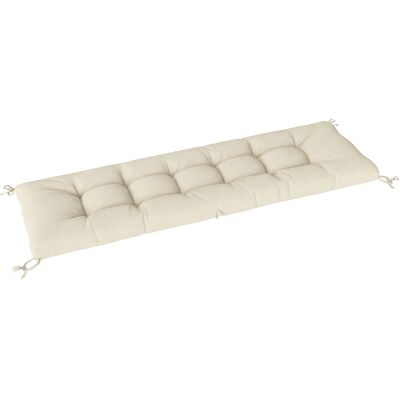 TORMATOR Cojín De Palé Extraíble Con Correas De Sujeción, Almohadilla De Palé Para La Mayoría De Tumbonas, 198x65x13cm, Beige TORMATOR Cojín De Palé Extraíble Con Correas De Sujeción, Almohadilla De Palé Para La Mayoría De Tumbonas, 198x65x13cm, Beige