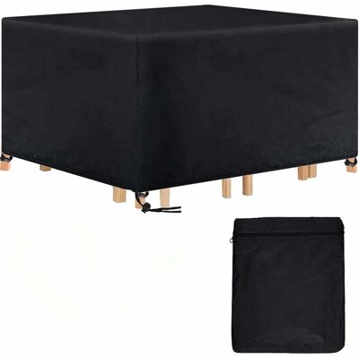 JALLERIA Funda Rectangular Para Mesa De Jardín, Impermeable, 420d, Anti-uv, Para Exterior, 180 X 120 X 74 Cm JALLERIA Funda Rectangular Para Mesa De Jardín, Impermeable, 420d, Anti-uv, Para Exterior, 180 X 120 X 74 Cm