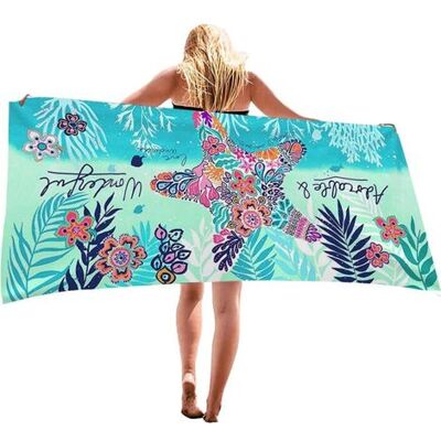 OEM Toalla De Playa De Microfibra, Resistente A La Arena, De Secado Rápido, Ligera, Toalla De Viaje, Extragrande, Bonito Estampado De Estrellas De Mar, 76 X 152 Cm, Toallas De Playa Para Niños, Mujeres Y OEM Toalla De Playa De Microfibra, Resistente A La Arena, De Secado Rápido, Ligera, Toalla De Viaje, Extragrande, Bonito Estampado De Estrellas De Mar, 76 X 152 Cm, Toallas De Playa Para Niños, Mujeres Y