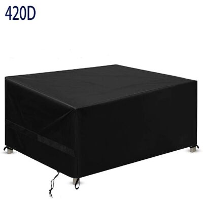 Funda Para Muebles De Jardín, Impermeable, Transpirable, Resistente Al Viento Y Anti-uv, Oxford 420d, Para Mesa De Exterior (200 X 160 X 70 Cm) - Lablanc Funda Para Muebles De Jardín, Impermeable, Transpirable, Resistente Al Viento Y Anti-uv, Oxford 420d, Para Mesa De Exterior (200 X 160 X 70 Cm) - Lablanc
