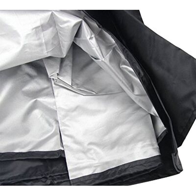 Infinite Protector De Mesa De Jardín Mano Xxl, 200 Cm De Diámetro, Funda Impermeable Y Resistente A Los Rayos Uv Fabricada En Tejido Oxford 210d, Color Negro. Infinite Protector De Mesa De Jardín Mano Xxl, 200 Cm De Diámetro, Funda Impermeable Y Resistente A Los Rayos Uv Fabricada En Tejido Oxford 210d, Color Negro.