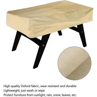 OEM Funda Protectora Impermeable Y Antipolvo Para Mesas De Billar, 142 X 132 X 38 Cm, Con Bolsa De Almacenamiento, Color Beige. OEM Funda Protectora Impermeable Y Antipolvo Para Mesas De Billar, 142 X 132 X 38 Cm, Con Bolsa De Almacenamiento, Color Beige.