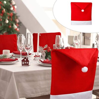 JUSCH Funda Para Silla De Papá Noel, Paquete De 10 Fundas Navideñas Para Sillas, 50 X 60 Cm, Funda Para Silla Con Gorro De Papá Noel. JUSCH Funda Para Silla De Papá Noel, Paquete De 10 Fundas Navideñas Para Sillas, 50 X 60 Cm, Funda Para Silla Con Gorro De Papá Noel.