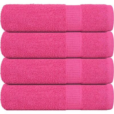 Vidaxl Toallas De Baño Frogn 4 Uds Rosa 100x150 Cm 360 G/m² Vidaxl Toallas De Baño Frogn 4 Uds Rosa 100x150 Cm 360 G/m²