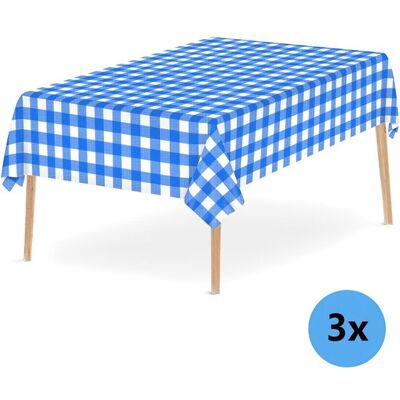OEM Paquete De 3 Manteles De Plástico - Ideales Para Fiestas, Cenas Y Bufés De Boda - Mantel Rectangular - 137 X 274 Cm - Azul Oscuro OEM Paquete De 3 Manteles De Plástico - Ideales Para Fiestas, Cenas Y Bufés De Boda - Mantel Rectangular - 137 X 274 Cm - Azul Oscuro