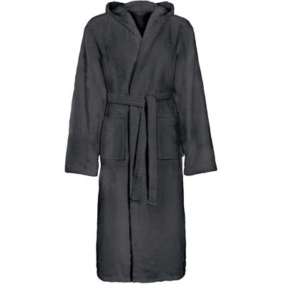Vidaxl Albornoz Kinn Gris Antracita Xxxl Algodón Vidaxl Albornoz Kinn Gris Antracita Xxxl Algodón