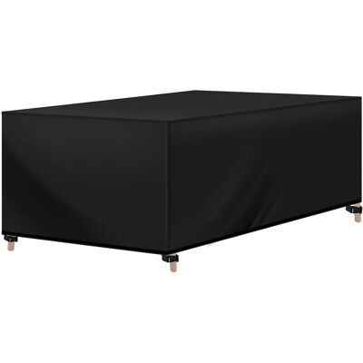 Woltu Funda Protectora Para Muebles Jardin Funda Sofa Exterior De Tela Oxford 420d Cubierta De Muebles Con Cordon Resistente A Viento Agua Y Rayos Uv Rectangular 242x162x100cm Negro Woltu Funda Protectora Para Muebles Jardin Funda Sofa Exterior De Tela Oxford 420d Cubierta De Muebles Con Cordon Resistente A Viento Agua Y Rayos Uv Rectangular 242x162x100cm Negro
