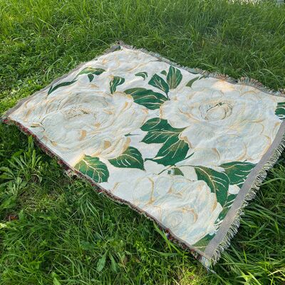 OEM Manta De Picnic/camping De 180 X 130 Cm - Camelia Blanca En Flor OEM Manta De Picnic/camping De 180 X 130 Cm - Camelia Blanca En Flor
