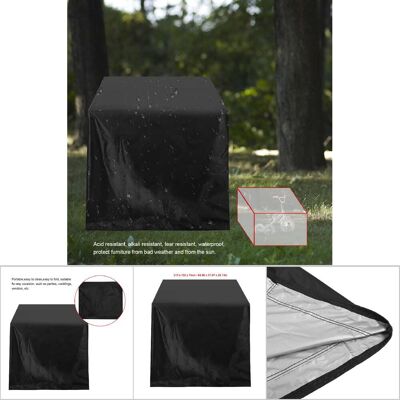 OEM Funda Protectora Impermeable Y Resistente A Los Rayos Uv Para Mesa, Fabricada En Tejido Oxford 210d - Mesa De 213 X 132 X 74 Cm (funda) OEM Funda Protectora Impermeable Y Resistente A Los Rayos Uv Para Mesa, Fabricada En Tejido Oxford 210d - Mesa De 213 X 132 X 74 Cm (funda)
