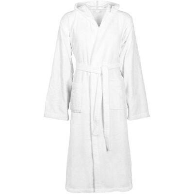 Vidaxl Albornoz Kinn Blanco Xxl Algodón Vidaxl Albornoz Kinn Blanco Xxl Algodón