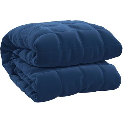 VADAXL Vidaxl Manta Con Peso Tela Azul 200x225 Cm 9 Kg VADAXL Vidaxl Manta Con Peso Tela Azul 200x225 Cm 9 Kg