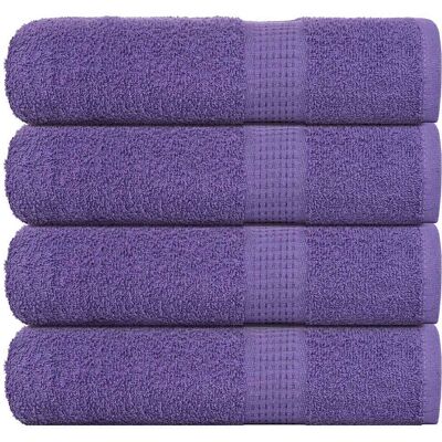 Vidaxl Toallas De Baño Frogn 4 Uds Morado 100x150 Cm 360 G/m² Vidaxl Toallas De Baño Frogn 4 Uds Morado 100x150 Cm 360 G/m²