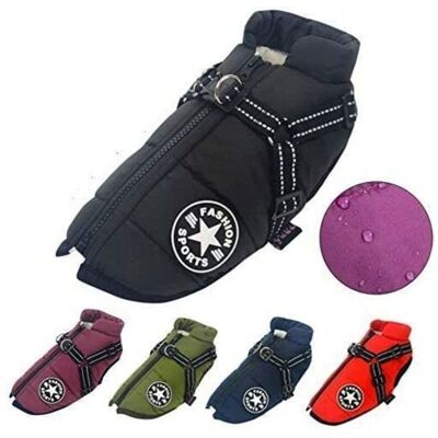 OEM Abrigo Impermeable Xxl Para Perros – Tejido Ligero Con Forro De Piel – Correa Ajustable Y Anilla En D Resistente – Negro-crezuo OEM Abrigo Impermeable Xxl Para Perros – Tejido Ligero Con Forro De Piel – Correa Ajustable Y Anilla En D Resistente – Negro-crezuo