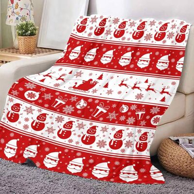 OEM Manta Navideña De Franela Roja Y Blanca, Estampado De Nieve Y Caramelos, Manta Para Sofá Para 1-2 Personas, Dimensiones 130 X 150 Cm. OEM Manta Navideña De Franela Roja Y Blanca, Estampado De Nieve Y Caramelos, Manta Para Sofá Para 1-2 Personas, Dimensiones 130 X 150 Cm.