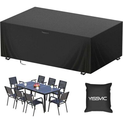 DPZO Funda Protectora Para Muebles De Jardín De 180 X 120 X 74 Cm, Tejido Oxford 420d, Impermeable, Resistente Al Viento, A La Lluvia, A Los Rayos Uv Y A Los Desgarros. DPZO Funda Protectora Para Muebles De Jardín De 180 X 120 X 74 Cm, Tejido Oxford 420d, Impermeable, Resistente Al Viento, A La Lluvia, A Los Rayos Uv Y A Los Desgarros.