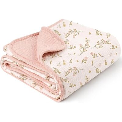 OEM Manta Para Bebé, De Algodón, Supersuave Y Ligera, 102 X 92 Cm (rosa) OEM Manta Para Bebé, De Algodón, Supersuave Y Ligera, 102 X 92 Cm (rosa)
