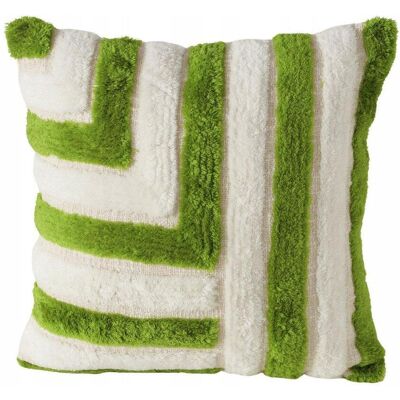 BOLTZE GRUPPE Cojín Boltze Elino Verde Y Blanco 40 X 40 Cm BOLTZE GRUPPE Cojín Boltze Elino Verde Y Blanco 40 X 40 Cm