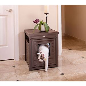 FINCA CASAREJO Arenero Para Gatos Cubierto Borneo - Fabricado En Ecoflex - Integra El Arenero En La Decoración De Tu Hogar, 58x44,6x70,2 Cm, 4 Colores (marrón) FINCA CASAREJO Arenero Para Gatos Cubierto Borneo - Fabricado En Ecoflex - Integra El Arenero En La Decoración De Tu Hogar, 58x44,6x70,2 Cm, 4 Colores (marrón)