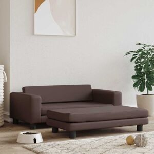 Cama para perros MaisonChic con extensión - Duradera, Marrón, 100x50x30cm Cama para perros MaisonChic con extensión - Duradera, Marrón, 100x50x30cm
