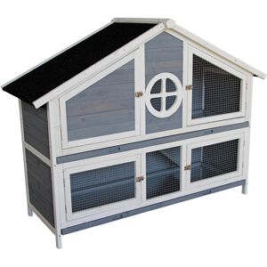 Wiltec - Caseta De Madera Para Conejos Conejera Casita Conejos Corral Jaula Accesorios Mascotas Animales Azul Wiltec - Caseta De Madera Para Conejos Conejera Casita Conejos Corral Jaula Accesorios Mascotas Animales Azul