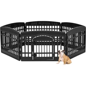 Recinto para mascotas Iris Ohyama - Modelo H60cm - Negro - Puerta con cerradura - Interior/Exterior Recinto para mascotas Iris Ohyama - Modelo H60cm - Negro - Puerta con cerradura - Interior/Exterior