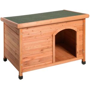 Flamingo - K&f Caseta Para Perro Classic Tejado Plano 104 X 70 X 66cm Flamingo - K&f Caseta Para Perro Classic Tejado Plano 104 X 70 X 66cm