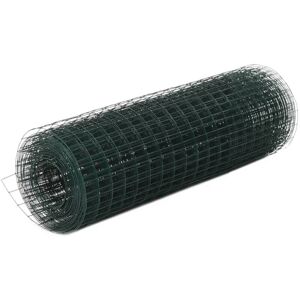 Alambrada De Gallinero Acero Recubrimiento Pvc Verde 25x0,5 M Vidaxl Alambrada De Gallinero Acero Recubrimiento Pvc Verde 25x0,5 M Vidaxl
