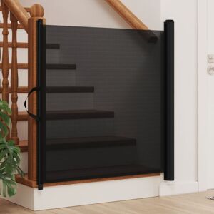 Puerta Retráctil Para Mascotas Negra 82,5x125 Cm Vidaxl Puerta Retráctil Para Mascotas Negra 82,5x125 Cm Vidaxl