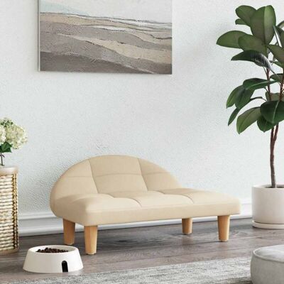 MAISONCHIC Cama para perros Crema 70x52x30 - Cama para perros MAISONCHIC Cama para perros Crema 70x52x30 - Cama para perros