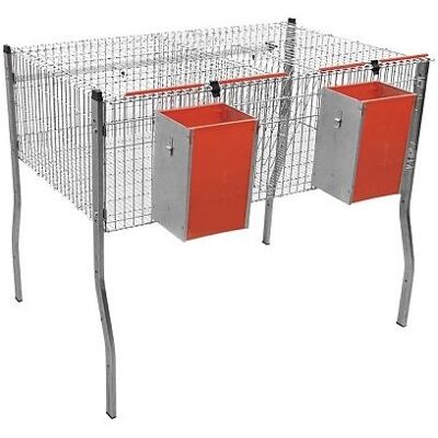 Gómez y Crespo Jaula para Conejos - Economica-1 con 2 Departamentos - 104x63x100cm Gómez y Crespo Jaula para Conejos - Economica-1 con 2 Departamentos - 104x63x100cm
