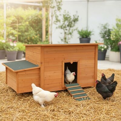 Mucola - Nido para gallinas de madera - Exterior - Ponedero - Gallinero Mucola - Nido para gallinas de madera - Exterior - Ponedero - Gallinero