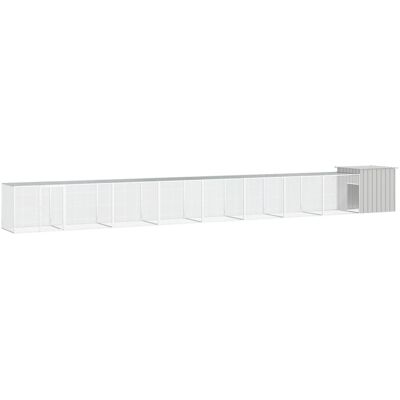 Gallinero de acero Maisonchic 900x91x100cm - Alojamiento para aves Gallinero de acero Maisonchic 900x91x100cm - Alojamiento para aves