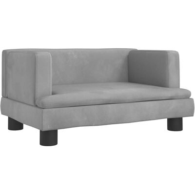 vidaXL Cama para perros Gris Claro - 60x40x30 cm - Cama para perros vidaXL Cama para perros Gris Claro - 60x40x30 cm - Cama para perros