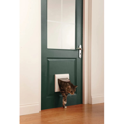 PetSafe Ventana para Gatos Blanca de 4 Vías con Túnel - Puerta para Gatos PetSafe Ventana para Gatos Blanca de 4 Vías con Túnel - Puerta para Gatos