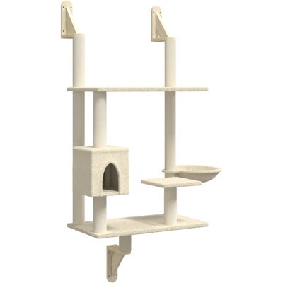 vidaXL Árbol para gato de pared con rascador - Árbol para gatos vidaXL Árbol para gato de pared con rascador - Árbol para gatos